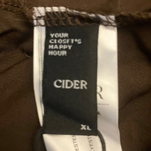 Cider Brown Op-Art Mini Skort NWT - Picture 6 of 9